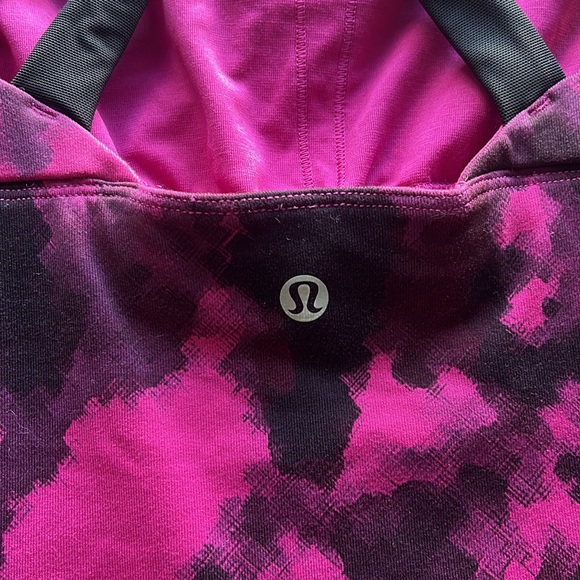 Lululemon Tank Top ✧ Pink and Black ✧ Size 6 - Picture 3 of 4